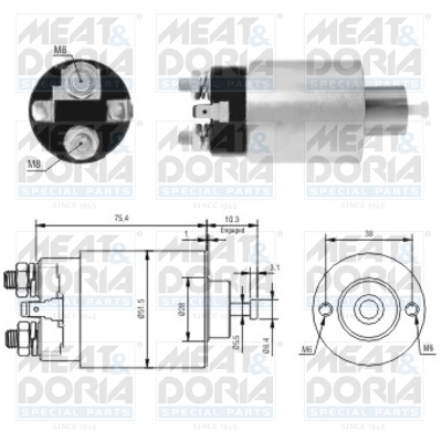 Solenoid Switch, starter